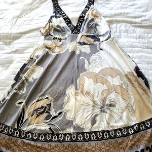 Hale Bob silk printed dress